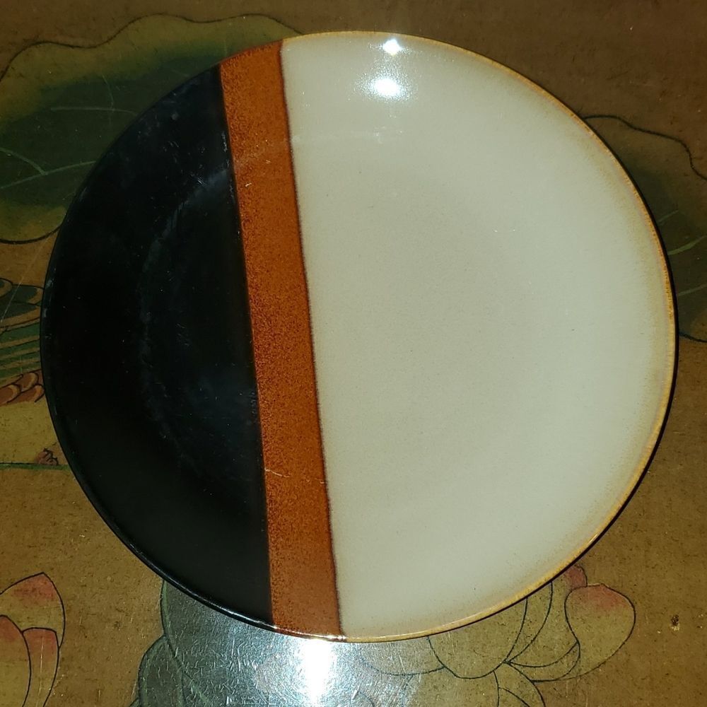 Sango Tempo Black Salad Plate 8"